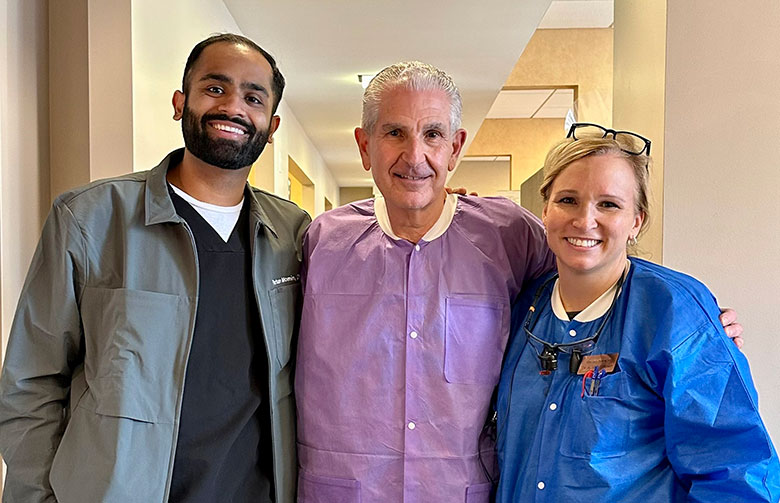 Photo of the three doctors.
